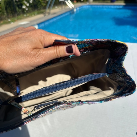 NWT Brahmin Celina Euphoria Melbourne Leather Shoulder Bucket Bag - Picture 6 of 15